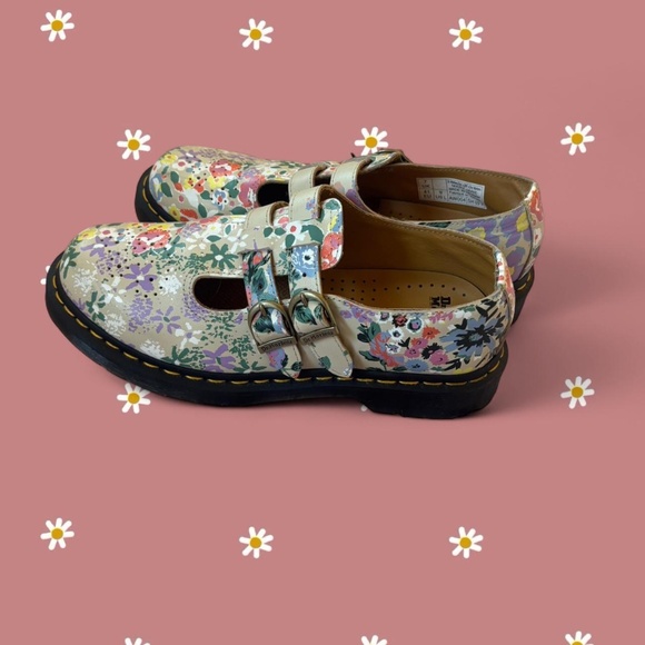Dr. Martens Women's Floral Loafers - Picture 4 of 5